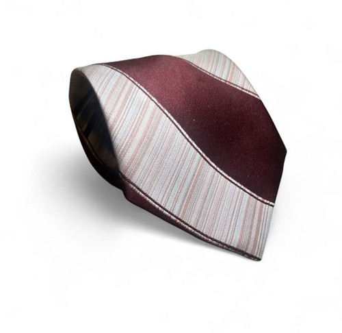 Lanvin vintage tie burgundy - lanvin,