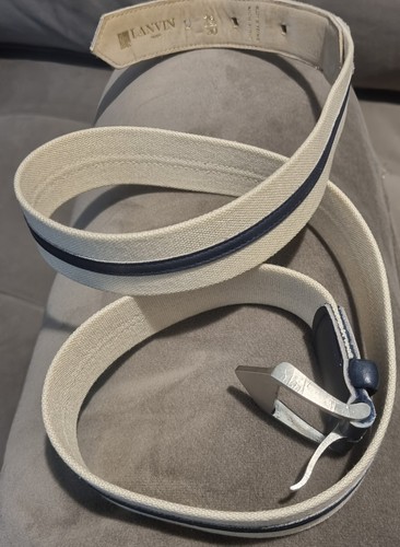 Lanvin leder und - stoff, vintage