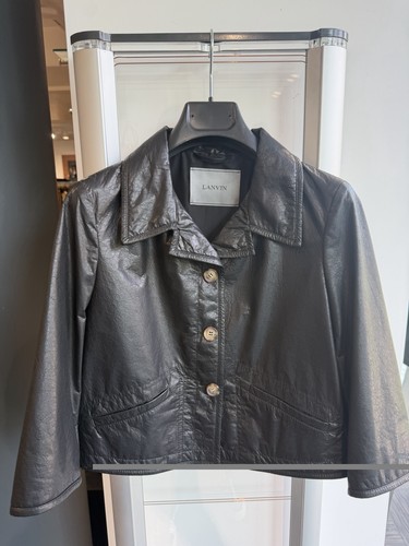 Lanvin damen lederjacke - lanvin,