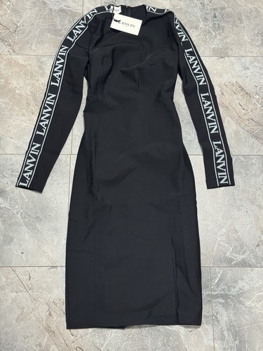 Lanvin schwarzes kleid größe - schwarzes,