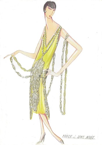 Modezeichnung jeanne lanvin - jeanne,
