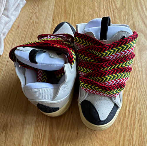 Lanvin sneaker weiß beige mit - lanvin,
