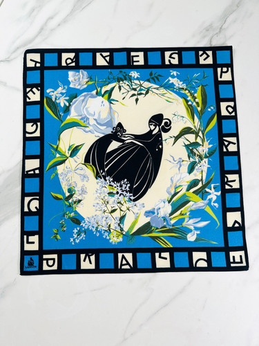 Kleines lanvin seidenquadrat - kleines,