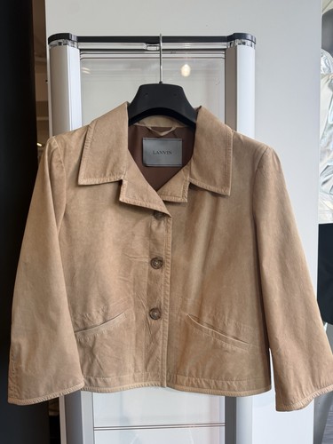 Lanvin damen lederjacke beige - damen,
