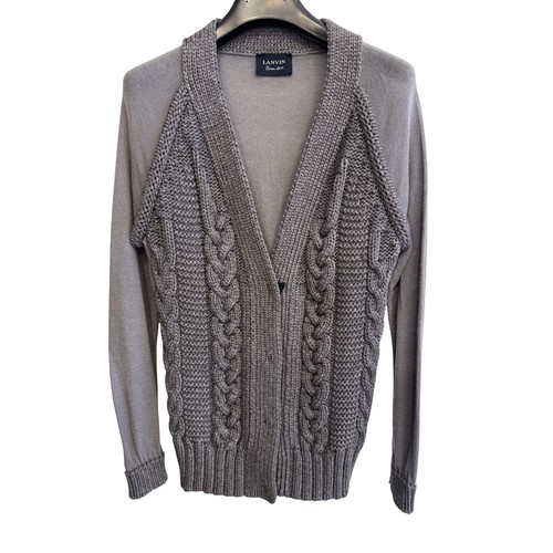 Lanvin strickjacke grau - lanvin,