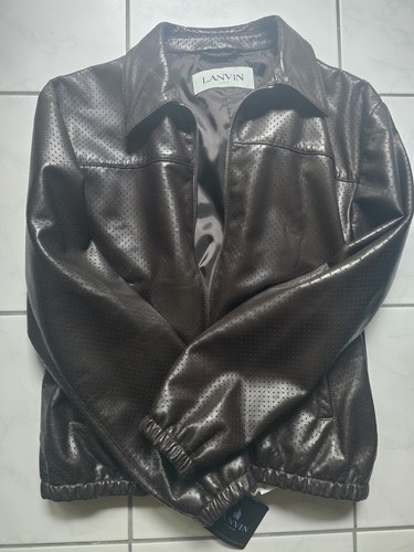 Lanvin lederjacke leather - lederjacke,