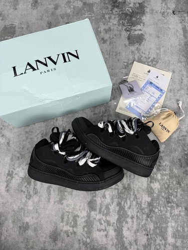 Lanvin curb puffed sneakers - lanvin,