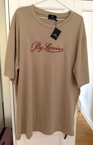 Lanvin herren shirt beige - lanvin,
